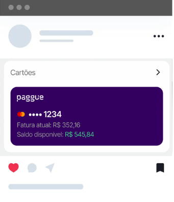 Cartão de crédito Paggue
